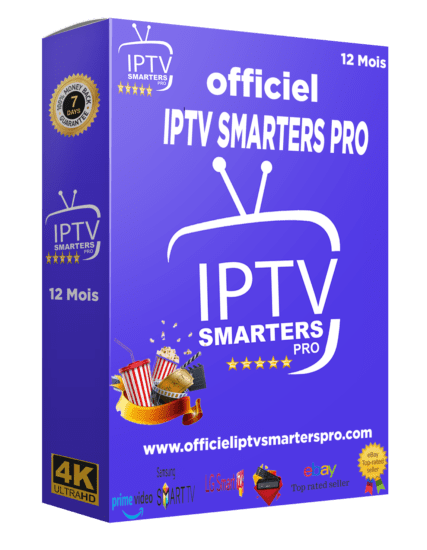 IPTV SMARTERS PRO 12 mois