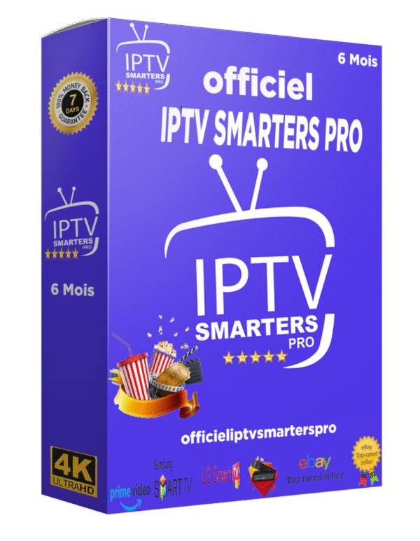 iptv smarters pro 6 mois abonnement